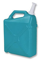 Jerry can-style water jugs are an efficient way to carry lots of water