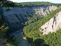 Portage Canyon, where the Lower, Middle and Upper Falls are located