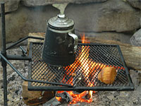 Purists may insist their coffee be brewed on a campfire (photo by JABoyce)