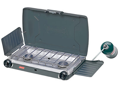 OZARK TRAIL 2 BURNER PROPANE CAMPING STOVE - WALMART.COM