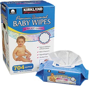 Camping with kids - Baby Wipes