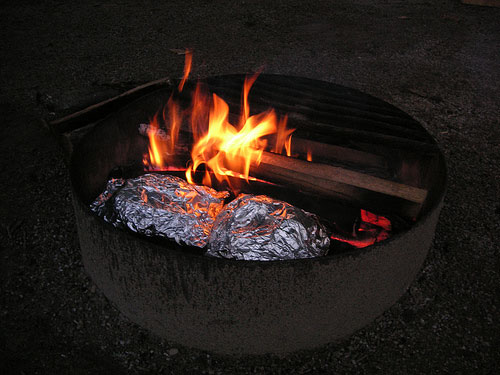 Camping Menu Foil Calzone