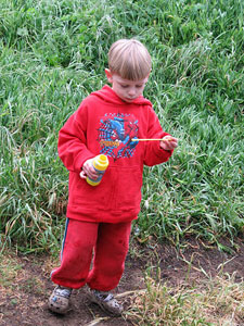 Kids Camping Bubbles