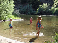 Kids Camping River