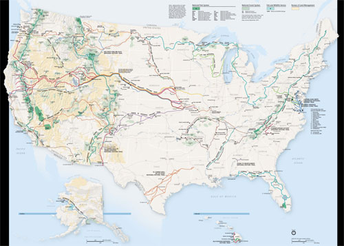 National Trail System Map