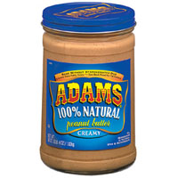 Adams natural peanut butter