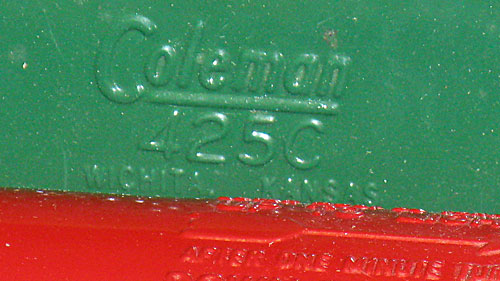 Coleman 425C stove model number
