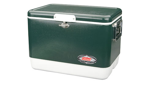 Coleman metal ice chest