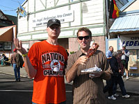 Roy and Ed at Oktoberfest in Mount Angel, OR