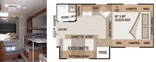 Arctic Fox model 990 floorplan