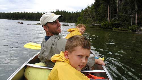Canoeing with kids