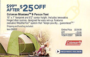 Coleman Montana Family Camping Tent
