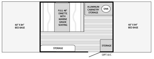 Quicksilver tent trailer floorplan