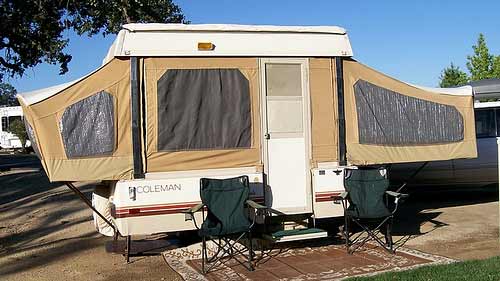 Coleman Royale pop-up tent trailer