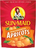 Dried apricots are a tasty alternative to raisins, for a trail snack