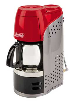 Coleman propane coffee maker with stainless steel carafe